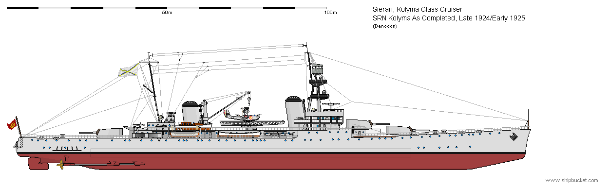 SRN Kolyma as Completed Late 1924/Early 1925