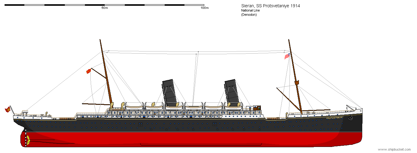 Protsvetaniye As built 1914